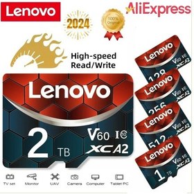 Resim Yeni Lenovo Mikro Tf Sd Kart 2 Tb 1 Tb 512 Gb Yüksek Hızlı Hafıza Kartı 256 2tb 