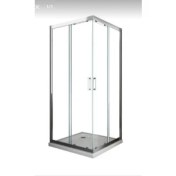 Resim Özel Duş Özelduş 90X90CM H180 5mm Seffaf Cam(Teknesiz) 