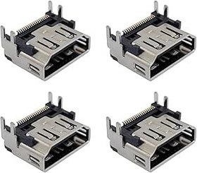 Resim 4x HDMI Port Socket Compatible with PlayStation 5 Socket Jack Interface Connector Replacement for PS5 