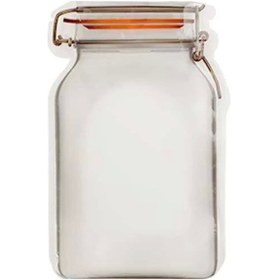 Resim Kavanoz Kesim Kilitli Doypack 15,5x22 Cm - 50 Adet 