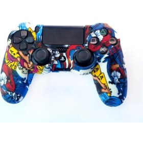 Resim Konsol İstasyonu Playstation 4 Desenli Kol Koruyucu Silikon Kılıf 4p4 