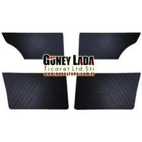 Resim Kapı Döşemesi, İç Kaplama Ön - Arka Set Siyah-kahverengi Skoda Favorit L,forman L 