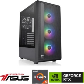 Resim Asus Gaming Pc Ddr5 - Rtx 4060 8 GB - Ryzen 5 7500F - 16GB Ddr5 Ram - 1 Tb M.2 SSD - Windows 11 Pro 