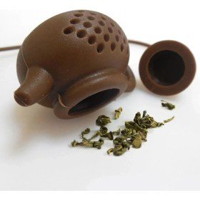 Resim Çaydanlık Tasarımlı Çay Demleme Süzgeci 