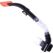 Resim Dolıty Yarı Kuru Şnorkel, Şnorkel Yüzme Dalış Ekipmanları Siyah Siyah 