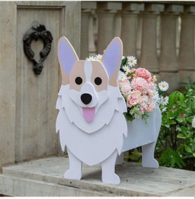 Resim Corgi-corgi-sevenler İçin Hediye, Corgi-köpek Saksısı 