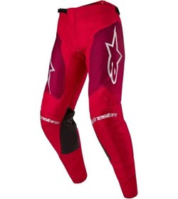 Resim Alpinestars Racer Hoen Kros Motosiklet Pantolonu Kırmızı 