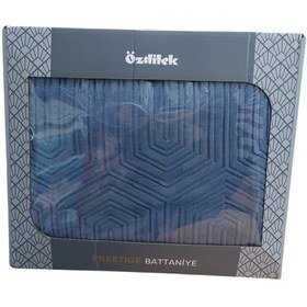 Resim Özdilek Prestige Çift Kişilik Battaniye 220x240 -çin Mavisi Yeni Mavi 