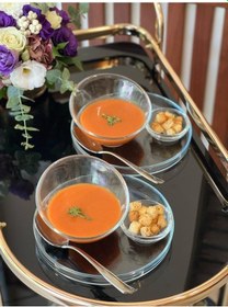 Resim Cam Çorba Kasesi Tekli 14,5 Cm 