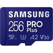 Resim Samsung Pro Plus Microsd Hafıza Kartı, 256 Gb, Siyah 