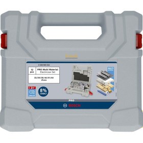 Resim Bosch Pro Multi 12 Parça Vidalı Panç Seti 22-64 Mm 2608900524 
