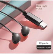 Resim Mikrofonlu Kablolu Kulak İçi Kulaklık - Type-c - Gece Siyahı - Çip Kod Çözmeli Um25093-5 Yurt Dışından Hp 1125 Kulaklık 