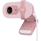 Resim Logitech BRIO 100 960-001623 FHD Pembe Webcam 