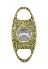 Resim Lubinski Metal Puro Kesici Lazer Bıçak Kabartma İşlemeli Gold 60ring 