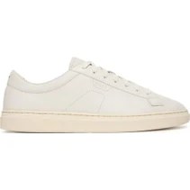 Resim Boss Erkek Kabartma Logolu Düşük Bilekli Deri Beyaz Sneaker 50557866-100 