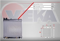 Resim HONDA JAZZ 02-08 SU RADYATÖRÜ OTOM.VİTES KÜÇÜK TİP (VEKA) 