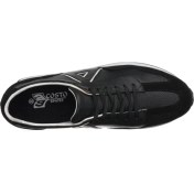 Resim Costo Shoes GG18 Siyah Deri & Siyah Süet Erkek Deri Spor Ayakkabı Özel Seri.. Termo Taban ve Rahat Geniş Kalıp 