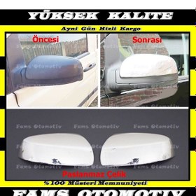 Resim Mercedes Vito W639 Krom Ayna Kapağı 2 Prç. 2010-2014 P. Çelik 