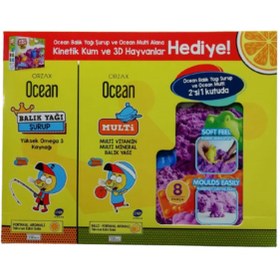 Resim Ocean Multi Şurup 150 ml + Ocean Balık Yağı 150 ml - Kinetik Kum Hediyeli 