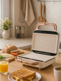 Resim Fressi Tost Ve Waffle Makinesi | Çıkarabilir Yapışmaz Plakalı | 3 Ayrı Plaka | 