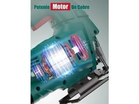 Resim For Lıfe Dekupaj Testere, 750 W Maks Ahşap Kesme Derinliği 110 Mm, 800 - 3000 Spm Elektrikli Dekupaj Testeresi, 6 Değişken Hız ve 0 - 3 Yörünge Pozisyonu, 6 Yaprak, Pah Kesme: -45 ° Ila 45 