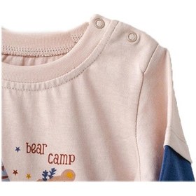 Resim Dear_Enika Andywawa Bear Camp Erkek Bebek Mavi Tshirt Ac21081 