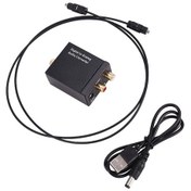 Resim Crackedice Dijitalden Analoga Ses Dönüştürücü Optik Fiber Ses Kod Çözücü 