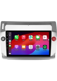 Resim Citroën C4 Araç Multimedya Android Ekran Carplay Double Teyp Navigasyon 2+32 9" 05-11 Silver Cadence 