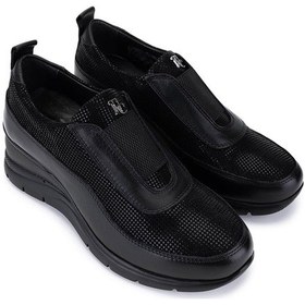 Resim Tamer Tanca Kadın Hakiki Deri Siyah Casual Ayakkabı 599 4024 Bn Ayk Sk25-26 Sıyah Derı Bsk Siyah Deri 