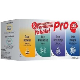 Resim Orzax Ocean Formunu Yakala Pro Set 4 x 30 Kapsül 