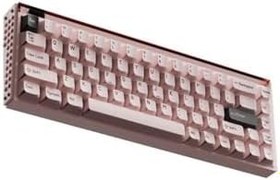 Resim MelGeek MADE68 PRO+ Pink Light%65 TTC Purple Heart KOM Manyetik Sw 8K HE Hotswap RGB İngilizce Klavye 