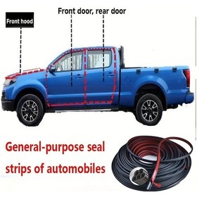 Resim Hightower Çift Katmanlı Sessizleştirme Otomobil Kapı Contası - 4 Kapı + Ön Kapak 