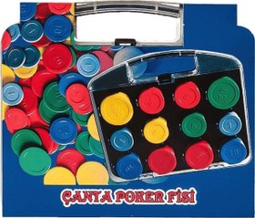 Resim Plastik Çantalı Poker Fişi Poker Chip Poker Çipi 96 Adet 