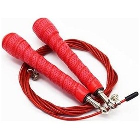 Resim Gymo Egzersiz Antrenman Atlama İpi Kırmızı 