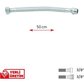 Resim GGama Bağlantı ve Batarya Hortumu - 3/8 N İnç 50 Cm 