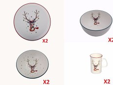 Resim Porland Winter Kahvaltı ve Servis Takımı 2 Kişilik 8 Parça 