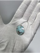 Resim Okyanus Temalı Doğal Kabaşon Firuze Taşı 24 Karat - Turkuaz Taşı 4,83 Gram 