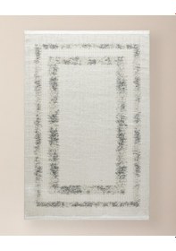 Resim Madame Coco Vence Halı - Beyaz/gri - 80x300 Cm 8684427190272 Beyaz 