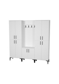 Resim Kalenderdekor1 Kalender Dekor Rose-1-4-4 Rs01 Portmanto Vestiyer Ayakkabılık 