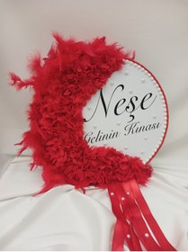 Resim kınasüsü kına gecesi tüylü gelin defi 