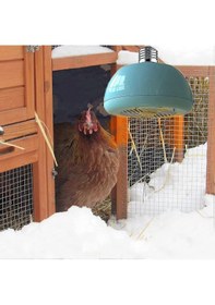 Resim Tavuk Kümesi, Kuluçka Lambası, Dış Mekan Evcil Hayvan Kafesi Ve Atölye Isıtması İçin Elektrikli Isıtıcı 