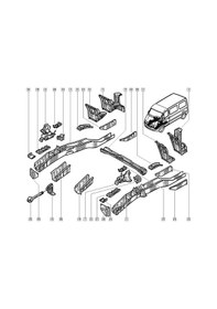 Resim Sağ Şase Tesbit Parçası Master Iı 7782191391 