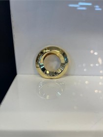 Resim Alyans Metal Düğme Kulp Altın Dolap Kapak Modern Çekmece Tv Ünite Mobilya Komidin Tek Delik Gold 