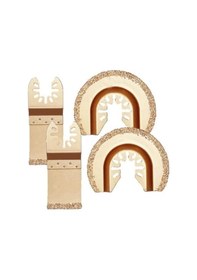 Resim Zcjb Namuny 4 Adet Caide İrmik Salınımlı Testere Bıçakları Harç Temizleme İçin, Çok Aracı Bıçakları Harç Sökücü Aracı Kiremit Harç-75103 