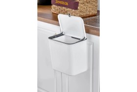 Resim Pratik Kapaklı 15 Lt Banyo ve Mutfak Tezgah Üstü Çöp Kovası 
