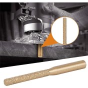 Resim Guangdong Spirit Adet 6.35X5X65MM Elmas Uçları Lehimli Elmas Düz Yönlendirici Bit Kesme Taş Kuvars Taş Kırpma Makinesi (Yurt Dışından) 