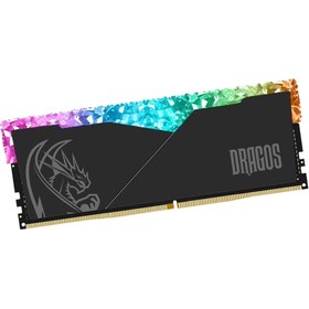 Resim DRAGOS Sirius Vega M 16gb Ddr4 3200mhz Siyah Pcb Pc Ram Rgb 