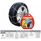 Resim Araç Kar Patinaj Zinciri Takmatik 185 X 70 X R13 185x70x13 