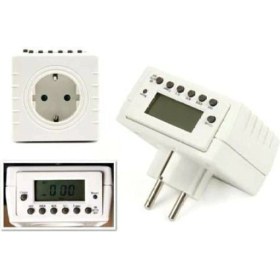 Resim Berlin Shop Cata HLGCT9182 Dijital Zaman Saati, 3500 W, Beyaz 