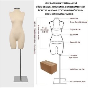 Resim Pantolon Giyebilen 38 Beden Iğne Batabilen Terzi Prova Mankeni 527201113 